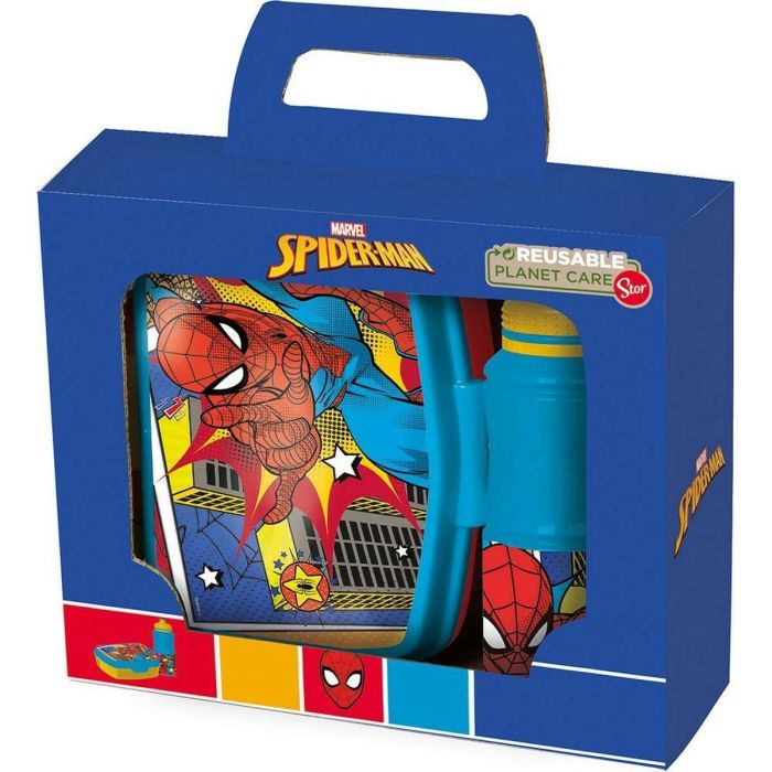 Set de Fiambrera y Bidón Spider-Man CZ11279 380 ml 17 cm Plástico 3