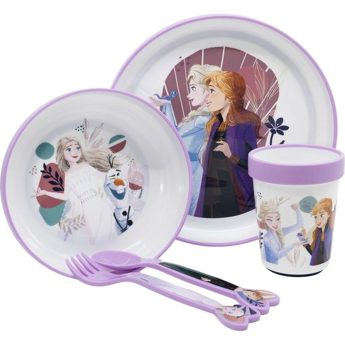 Set de Menaje Infantil Frozen CZ11305 (5 Piezas) 3