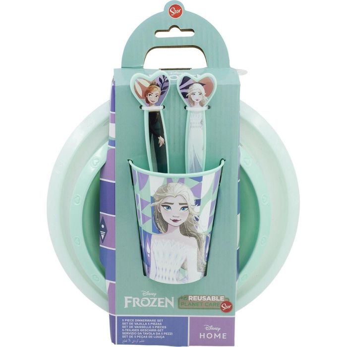 Set de Menaje Infantil Frozen CZ11310 Plástico (5 Piezas) 3