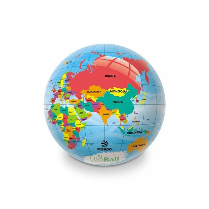 Pelota bioball mapa del mundo 230 mm