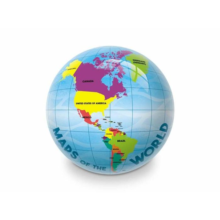 Pelota Unice Toys World Map Ø 23 cm PVC 1