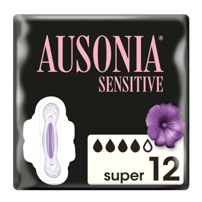 Ausonia Sensitive compresas super alas 12 u Ausonia Sensitive compresas super alas 12 u