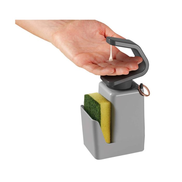 Dispensador de Jabón Metaltex Soap-tex ABS (11 x 8 x 22 cm) 4