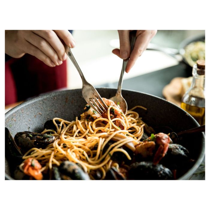 Sartén Wok Ballarini 75002-815-0 Antracita Acero Inoxidable Aluminio Ø 30 cm (1 unidad) 7