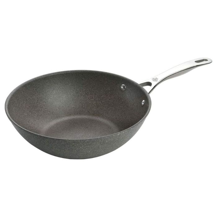 Sartén Wok Ballarini 75002-815-0 Antracita Acero Inoxidable Aluminio Ø 30 cm (1 unidad) 5