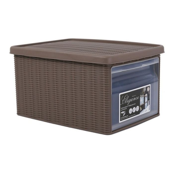 Caja con Tapa Stefanplast Stefanplast_30002 29 x 21 x 39 cm Beige 5 Caja con Tapa Stefanplast Stefanplast_30002 29 x 21 x 39 cm Beige 5