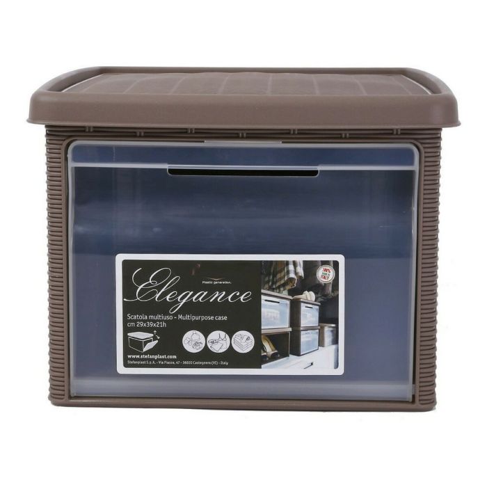 Caja con Tapa Stefanplast Stefanplast_30002 29 x 21 x 39 cm Beige 4 Caja con Tapa Stefanplast Stefanplast_30002 29 x 21 x 39 cm Beige 4