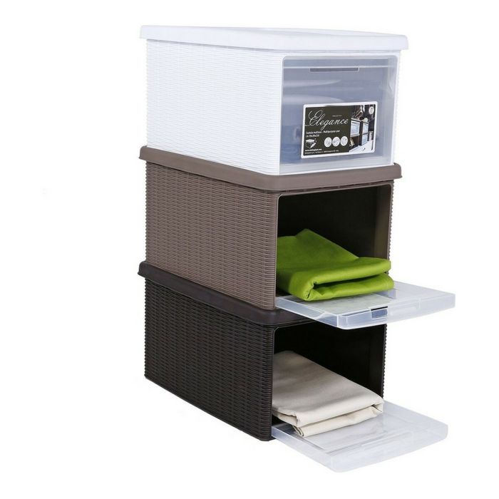Caja con Tapa Stefanplast Stefanplast_30002 29 x 21 x 39 cm Beige 2 Caja con Tapa Stefanplast Stefanplast_30002 29 x 21 x 39 cm Beige 2