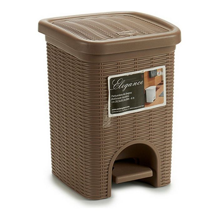 Papelera Elegance Peq 6L Beige Stefanplast 20X28CM (6 Unidades) Papelera Elegance Peq 6L Beige Stefanplast 20X28CM (6 Unidades)