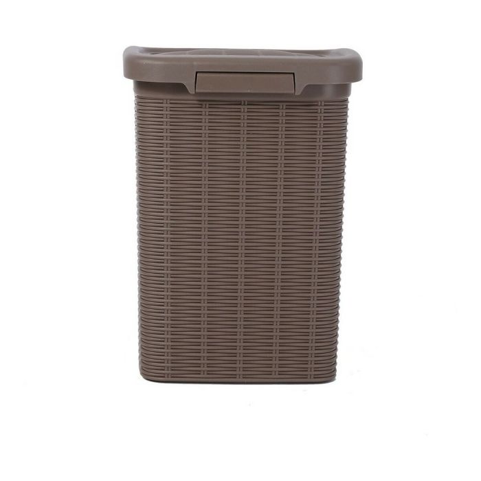 Papelera Stefanplast 30101 Negro Beige 6 L 5 Papelera Stefanplast 30101 Negro Beige 6 L 5