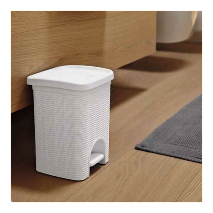 Papelera Stefanplast 30101 Negro Beige 6 L 1 Papelera Stefanplast 30101 Negro Beige 6 L 1