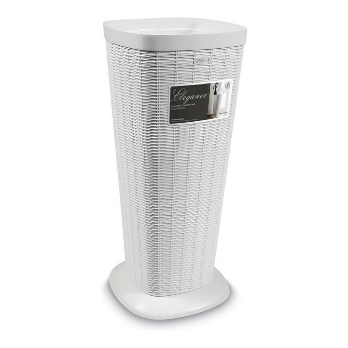 Paragüero Elegance Blanco Stefanplast 25X57CM (6 Unidades) Paragüero Elegance Blanco Stefanplast 25X57CM (6 Unidades)