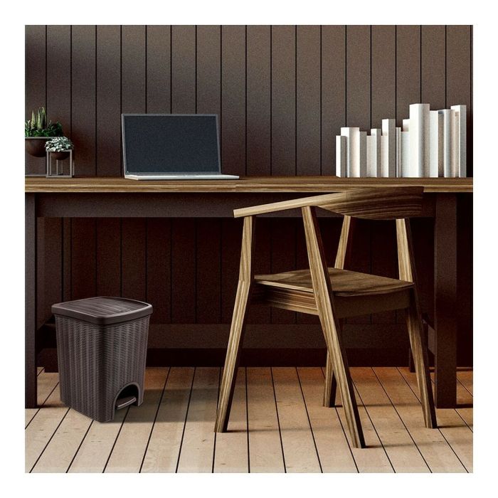 Papelera Stefanplast 30801 Marrón oscuro Chocolate 1 Papelera Stefanplast 30801 Marrón oscuro Chocolate 1