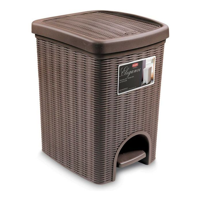 Papelera Elegance Gr Beige 20L Stefanplast 27X38CM (6 Unidades) Papelera Elegance Gr Beige 20L Stefanplast 27X38CM (6 Unidades)