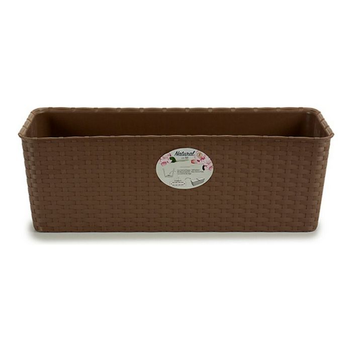 Jardinera Natural Reser Agua 50Cm Marron Stefanplast (12 Unidades) Jardinera Natural Reser Agua 50Cm Marron Stefanplast (12 Unidades)