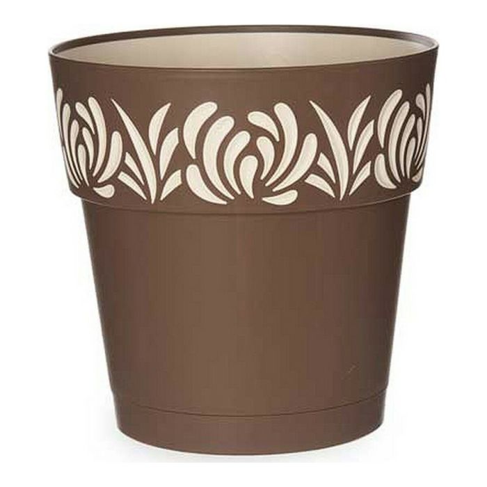 Maceta Plastico 25 Cm Gaia Marron Stefanplast (6 Unidades) Maceta Plastico 25 Cm Gaia Marron Stefanplast (6 Unidades)