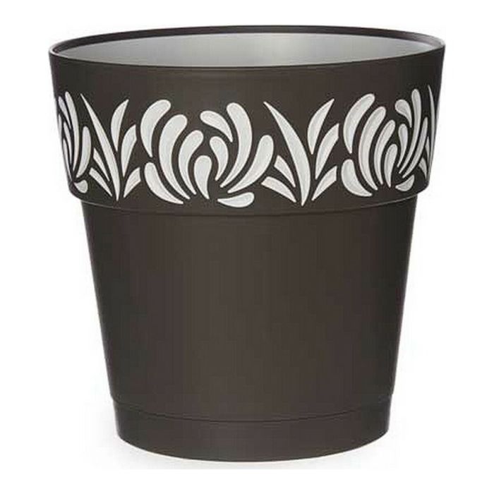 Maceta Plastico 25 Cm Gaia Antracita Stefanplast (6 Unidades) Maceta Plastico 25 Cm Gaia Antracita Stefanplast (6 Unidades)