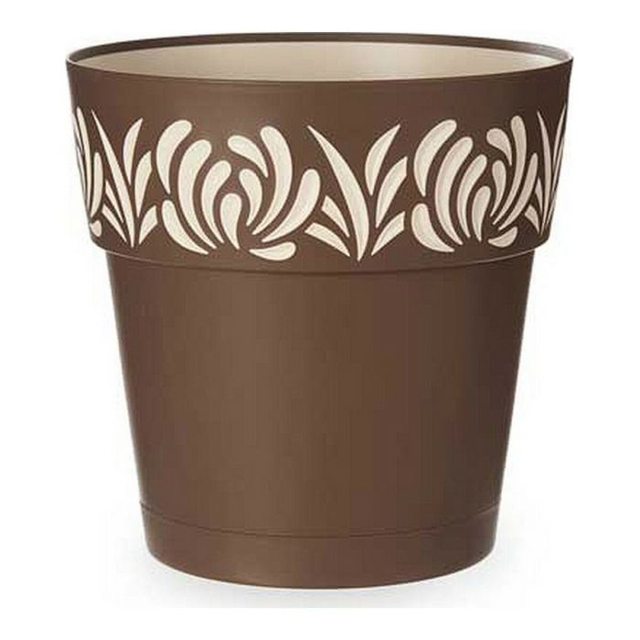 Maceta Plastico 30 Cm Gaia Marron Stefanplast (6 Unidades) Maceta Plastico 30 Cm Gaia Marron Stefanplast (6 Unidades)