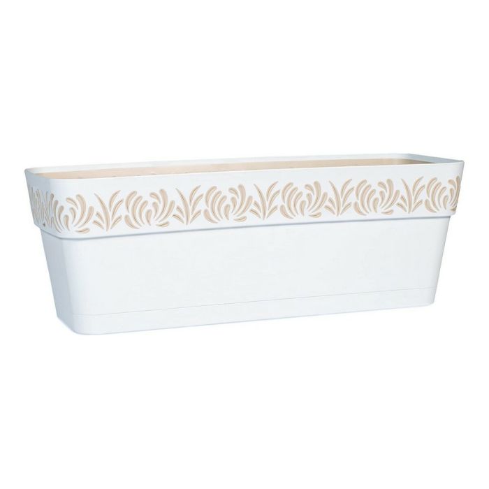 Jardinera Plastico 50Cm Gaia Blanca Stefanplast (12 Unidades) Jardinera Plastico 50Cm Gaia Blanca Stefanplast (12 Unidades)