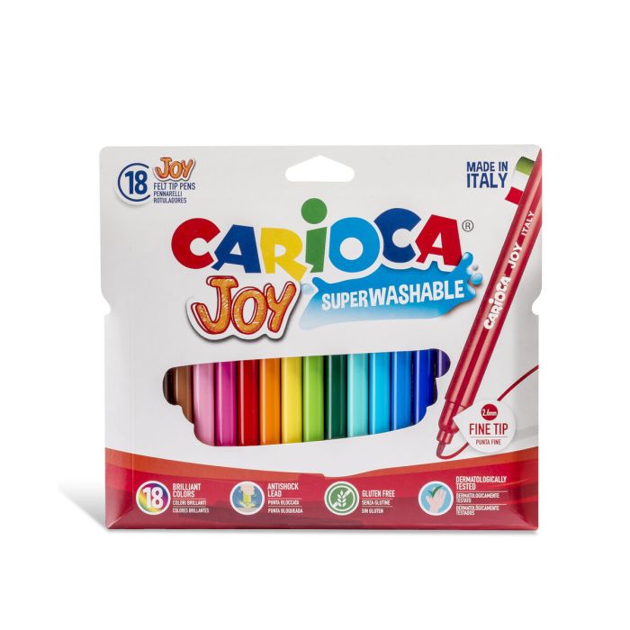 Rotulador Carioca Joy Caja De 18 Colores Surtidos