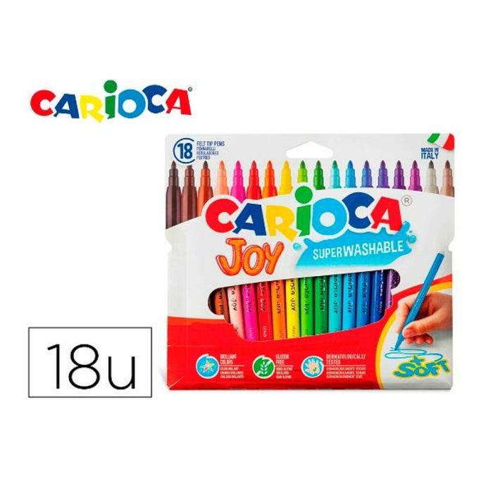 Set de Rotuladores Carioca 40555 Multicolor (18 Piezas) 1