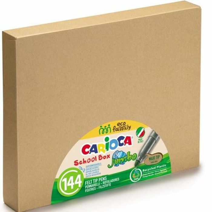 Set de Rotuladores Carioca Schoolbox Multicolor (4 Unidades) 1