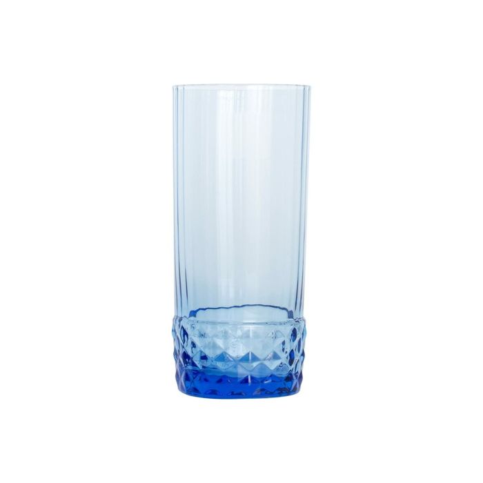 Set de Vasos Bormioli Rocco America'20s Azul 6 Unidades Vidrio (490 ml)