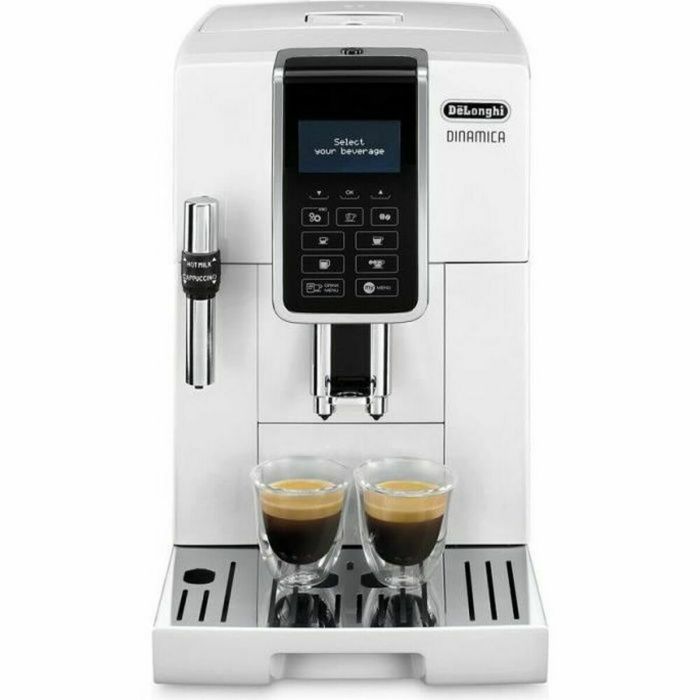 DELONGHI ECAM 350.35.W Molinillo espresso DINAMICA Screen 4 recetas - Blanco