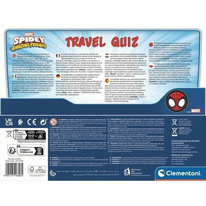 Juego Educativo Clementoni Spidey Amazing Friends Travel Quiz 1