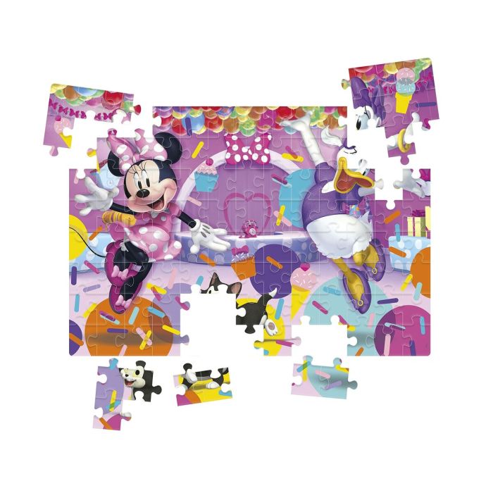 Puzzle Infantil Clementoni SuperColor Minnie 25735 48,5 x 33,5 cm 104 Piezas 4