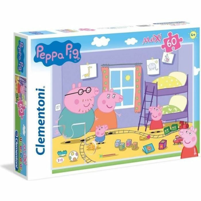 Puzzle Infantil Clementoni SuperColor Peppa Pig 26438 68 x 48 cm 60 Piezas