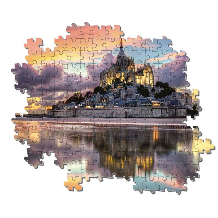 Puzzle Clementoni The magnificent Mont Saint-Michel 39367.1 98 x 33 cm 1000 Piezas 5