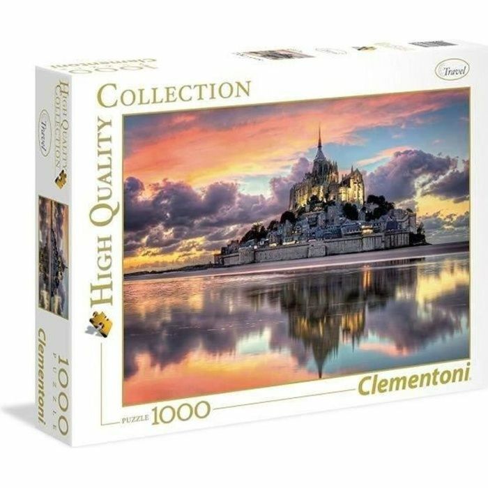 CLEMENTONI Puzzle Le Magnifique Mont Saint-Michel 1000 Piezas