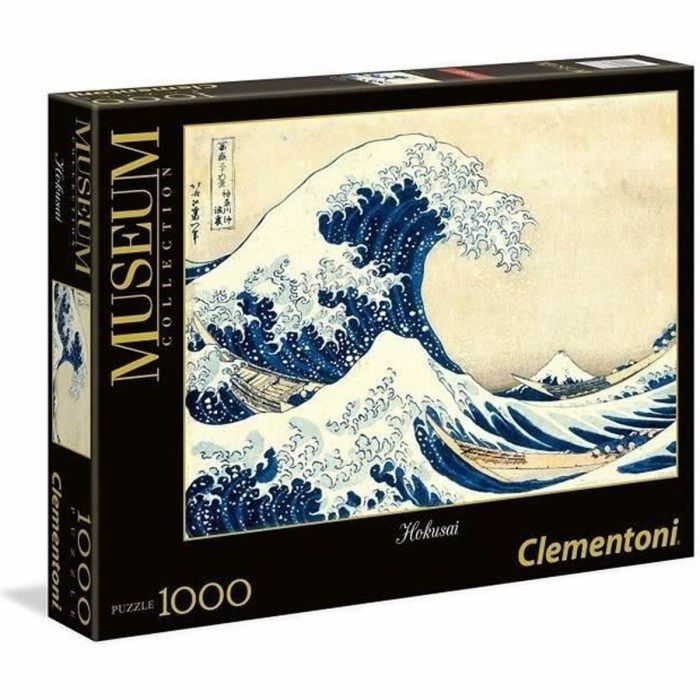 Clementoni Puzzle La Gran Ola Hokusai Museum Collection 1000 Piezas 69x50cm