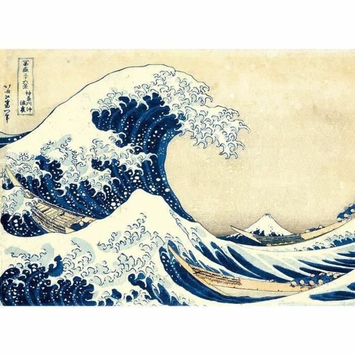 Puzzle Clementoni Museum Collection: Hokusai Great Wave 39378.7 98 x 33 cm 1000 Piezas 4