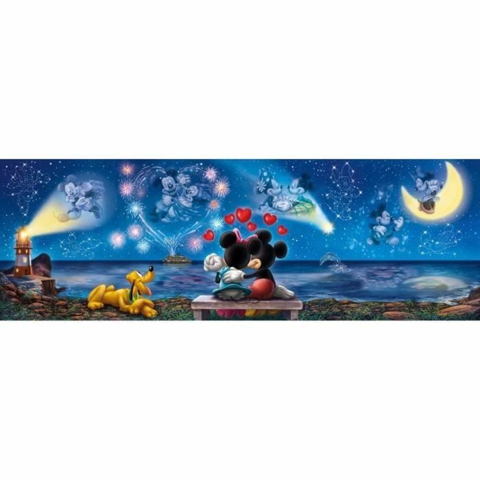 Puzzle Clementoni Panorama Mickey & Minnie 39449.4 1000 Piezas 3