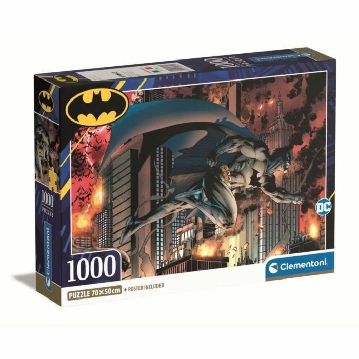 Clementoni - Batman 1000p - 70 x 50 cm - Con póster