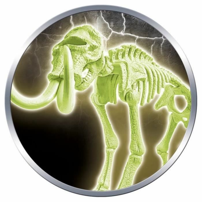 Juego de Ciencia Clementoni Archéo Ludic Mammoth Fluorescente 3
