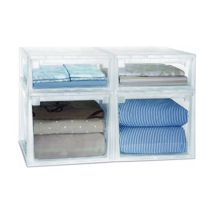 Caja Multiusos Terry 52XL Transparente 22 L Polipropileno 3