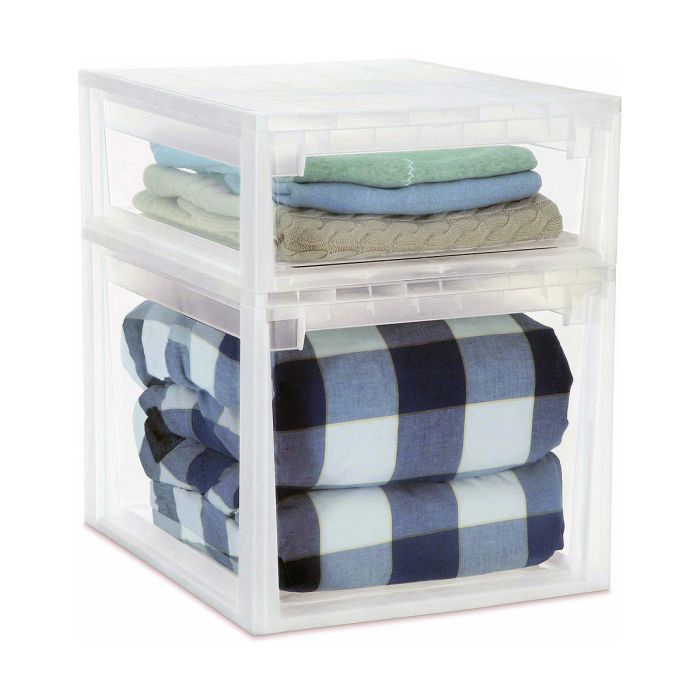 Caja Multiusos 52XXL Transparente 50 L Polipropileno 2 Caja Multiusos 52XXL Transparente 50 L Polipropileno 2