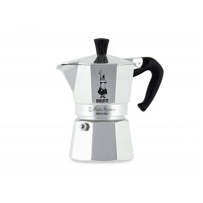 Cafetera Italiana Bialetti Moka Express Plateado Aluminio Metal 60 ml 1 Taza 7 Cafetera Italiana Bialetti Moka Express Plateado Aluminio Metal 60 ml 1 Taza 7