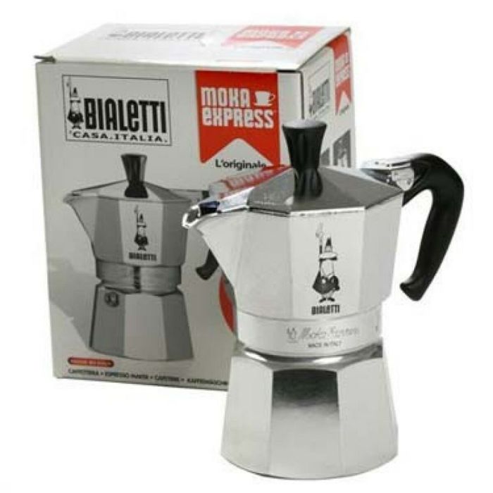 Cafetera Italiana Bialetti Moka Express Plateado Aluminio 12 Tazas 0,75 L 2 Cafetera Italiana Bialetti Moka Express Plateado Aluminio 12 Tazas 0,75 L 2