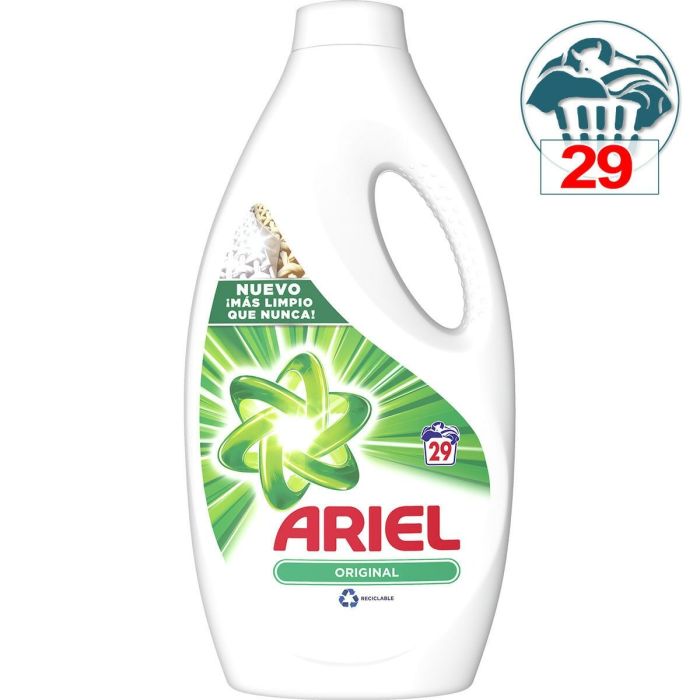 Detergente máquina líquido original Ariel botella 36 lavados