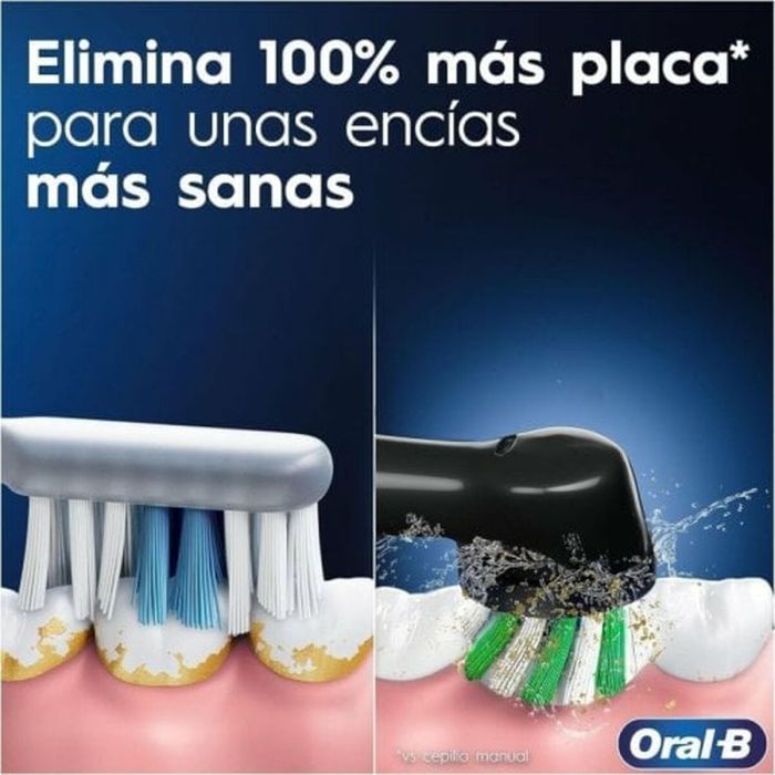 Cepillo de Dientes Eléctrico Oral-B PRO3 3900 DUO Blanco Negro 4