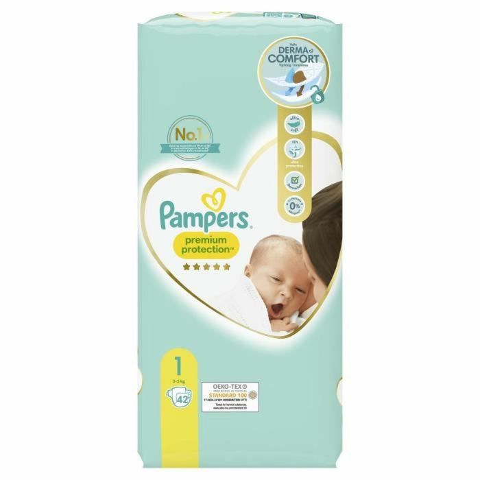 Pañal Pampers Premium Protection Talla 1