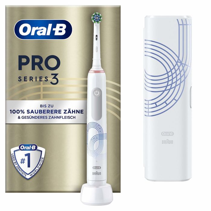 Oral-B Cepillo Eléctrico Pro 3 Duo Blanco/Negro 2 unidades