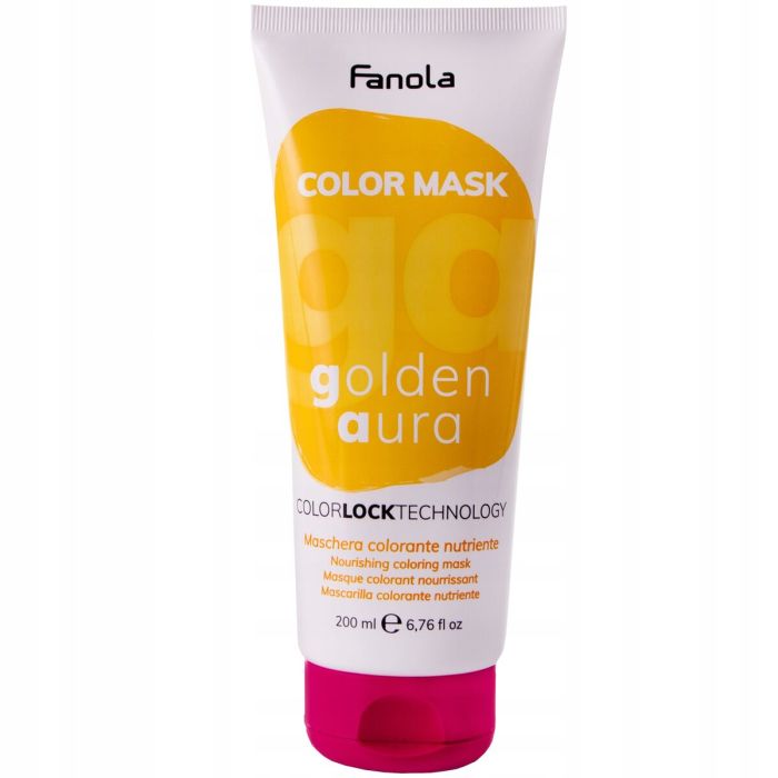 Mascarilla con pigmentos de color Fanola 200 ml Golden Aura
