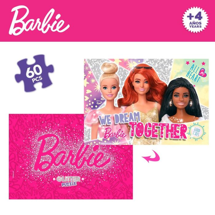 BARBIE GLITTER PUZZLE 60 -SELFIE! - Liscianigiochi