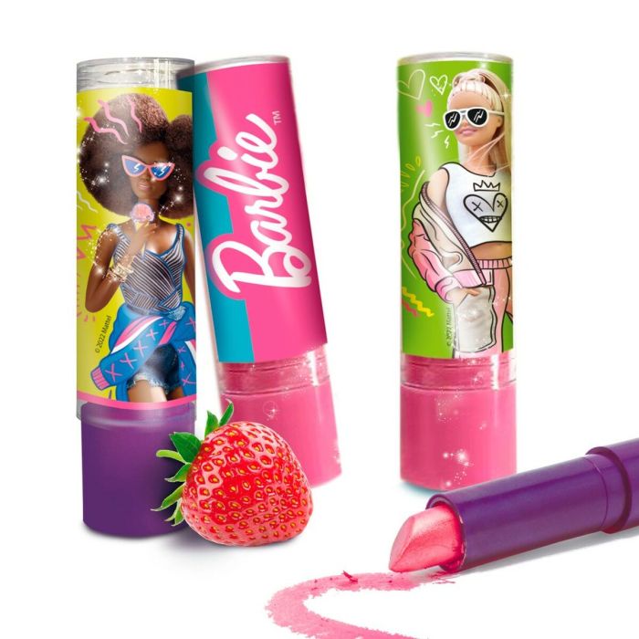 Kit para crear Maquillaje Barbie Studio Color Change Pintalabios 15 Piezas 3