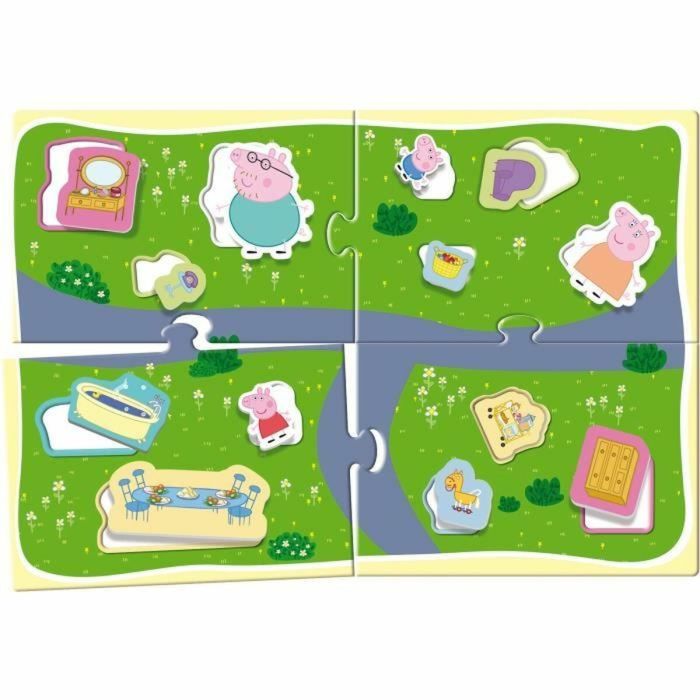 Puzzle 3D Lisciani Giochi Peppa Pig Learning House 3D 2